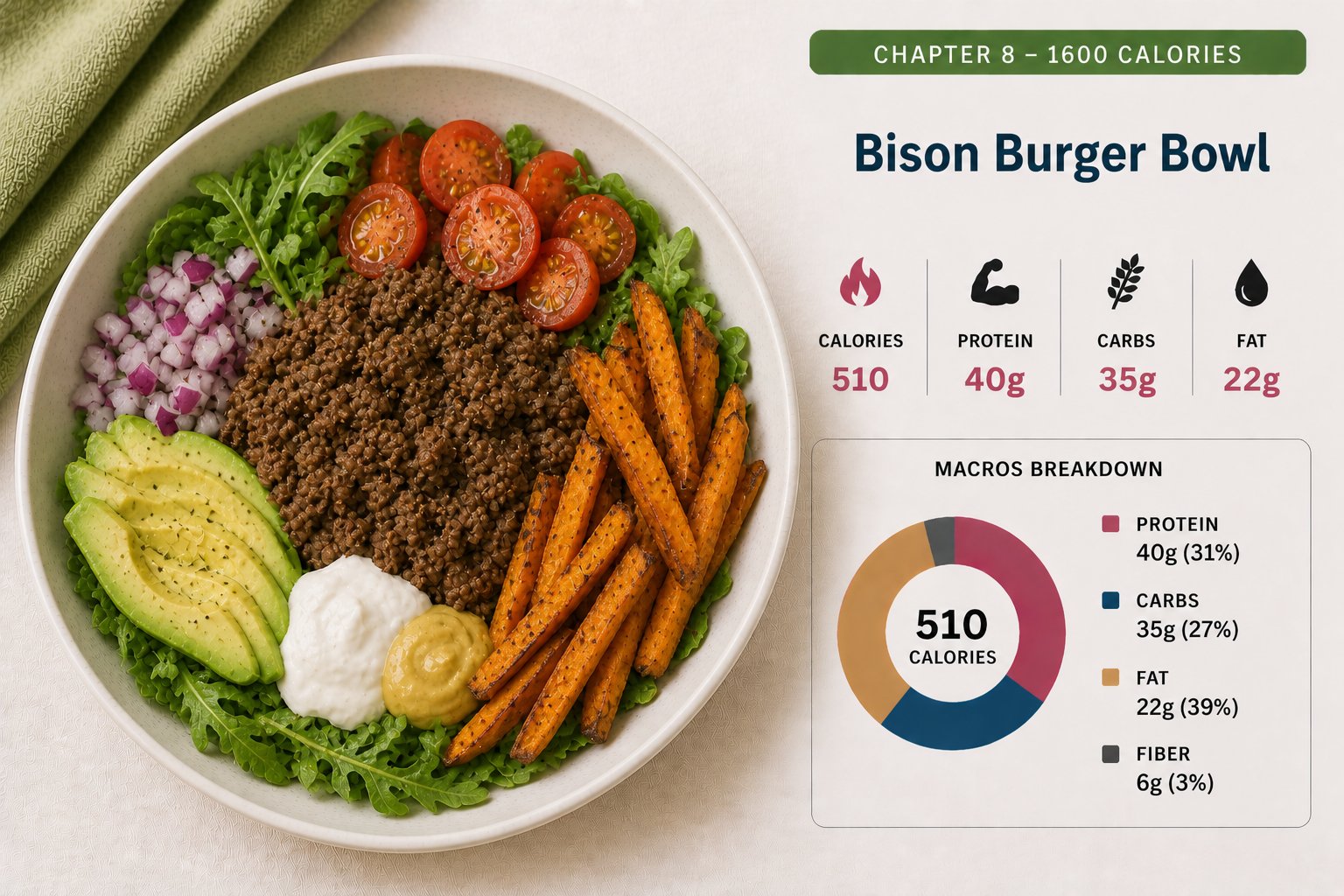 Bison Burger Bowl